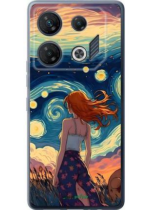 Чохол на infinix gt 10 pro дівчина арт