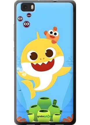 Чохол на huawei ascend p8 lite бейбі шарк