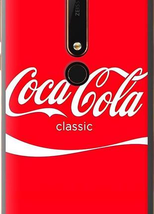 Чехол на nokia 6.1 кока кола нокиа 6.1