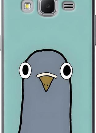Чехол на samsung galaxy core prime g360h голубь самсунг кор прайм г360х
