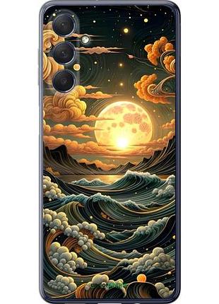 Чехол на samsung galaxy m54 арт волны самсунг м54