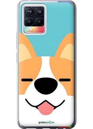 Чехол на realme 8 забавный корги риалми 8