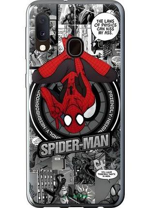 Чехол на samsung galaxy a20e a202f человек паук, spiderman самсунг а20e а202ф