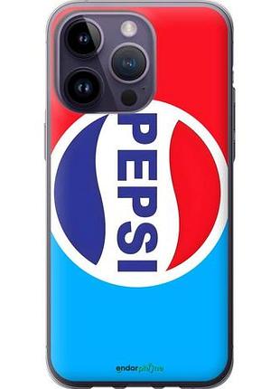 Чехол на iphone 14 pro max пепси