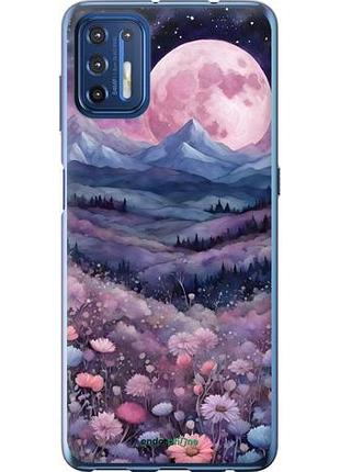 Чехол на motorola g9 plus ночь луна арт моторола г9 плюс