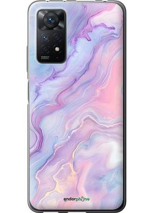 Чехол на xiaomi redmi note 11 pro нежный мрамор сяоми редми ноут 11 про