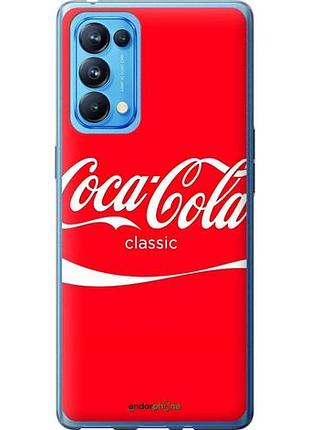 Чехол на oppo reno5 pro кока кола оппо рено5 про