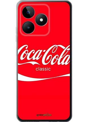 Чехол на realme c51 кока кола риалми с51