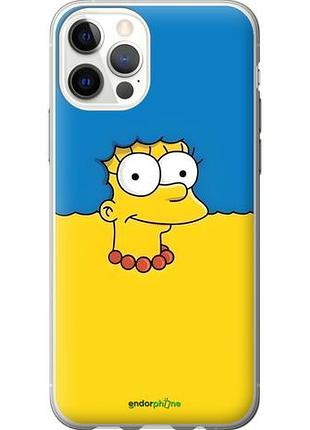Чохол на iphone 12 pro мардж флаг україни
