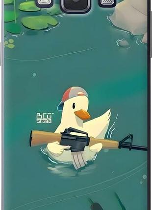 Чехол на samsung galaxy a5 a500h уточка с автоматом самсунг а5 а500х
