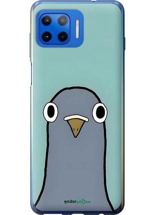 Чехол на motorola moto g plus голубь моторола мото г плюс