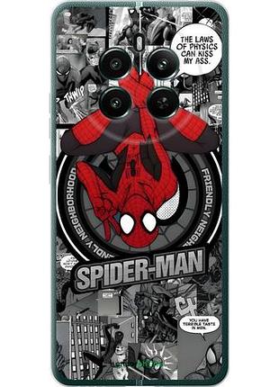 Чехол на realme 12+ человек паук, spiderman риалми 12+