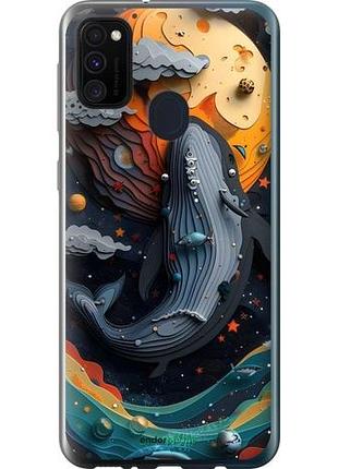 Чехол на samsung galaxy m21 m215f кит в космосе самсунг м21 м215ф