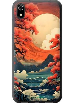 Чехол на xiaomi redmi 7a природа японии сяоми редми 7а