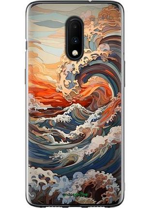 Чехол на oneplus 7 арт волны