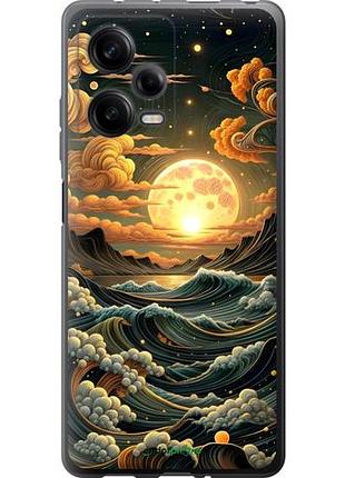 Чехол на xiaomi redmi note 12 pro 5g арт волны сяоми редми ноут 12 про 5г