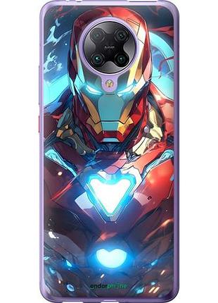 Чехол на xiaomi redmi k30 pro железный человек сяоми редми к30 про