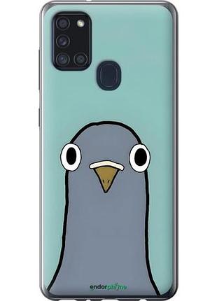 Чохол на samsung galaxy a21s a217f блакитний