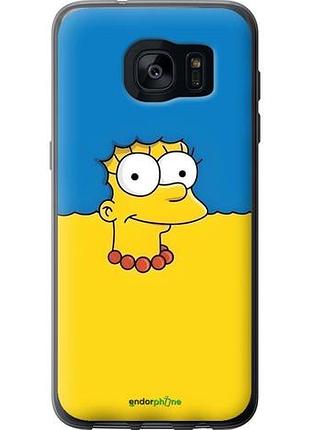 Чехол на samsung galaxy s7 edge g935f мардж флаг украины самсунг с7 эдж г935ф