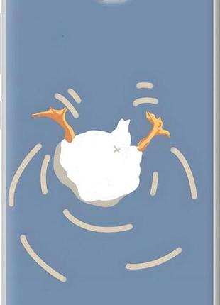Чехол на huawei honor 3c смешная утка, гусь хуавей хонор 3с