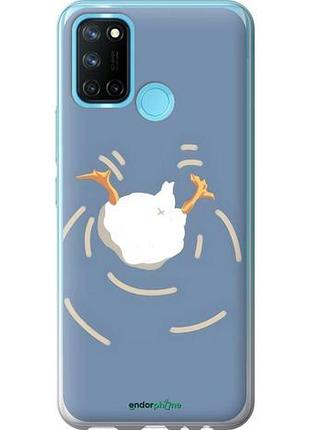 Чехол на realme c17 смешная утка, гусь риалми с17