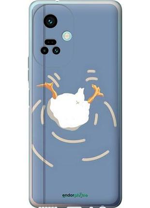 Чохол на tecno camon 19 pro (ci8n) гусак пірнає