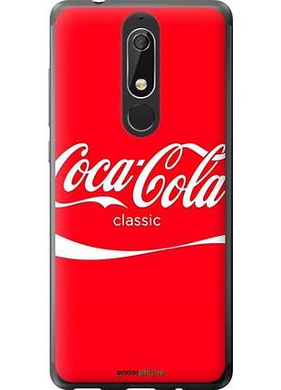 Чехол на nokia 5.1 кока кола