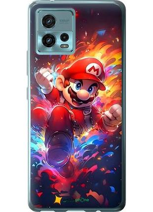 Чехол на motorola g72 супер марио моторола г72