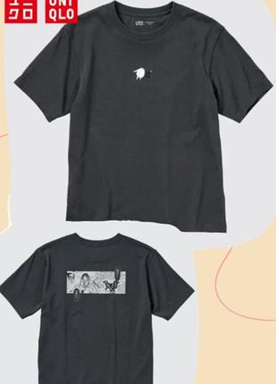 Футболка uniqlo з графікою the world of clamp ut