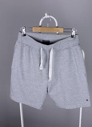 Tommy hilfiger мужские шорты м серый хлопок 4