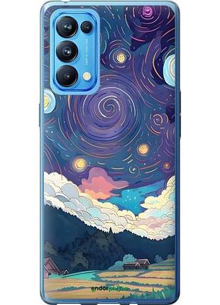 Чехол на oppo reno5 pro креатинвый арт оппо рено5 про