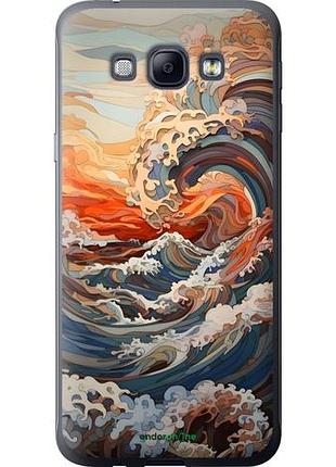 Чехол на samsung galaxy a8 a8000 арт волны самсунг а8 а8000