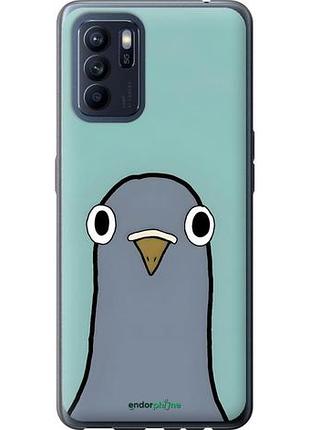 Чехол на oppo reno6 z голубь оппо рено6 зет