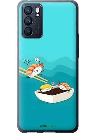 Чехол на oppo reno6 5g суши оппо рено6 5г