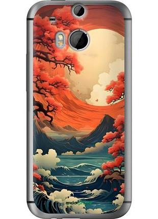 Чехол на htc one m8 природа японии хтс ван м8