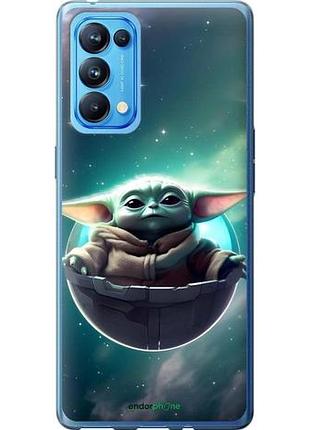 Чохол на oppo reno5 pro малюк йоду