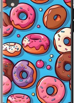 Чехол на iphone xr пончики