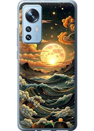 Чехол на xiaomi 12 арт волны сяоми 12