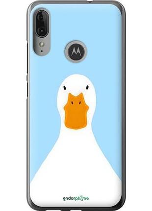 Чехол на motorola moto e6 plus гусь моторола мото е6 плюс
