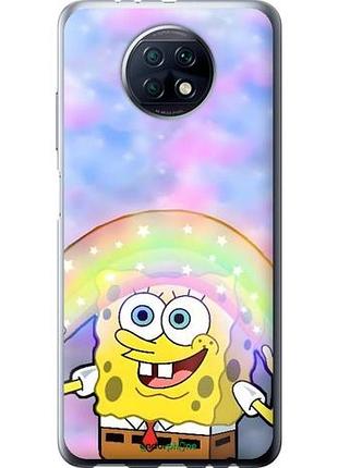 Чохол на xiaomi redmi note 9t спанч боб