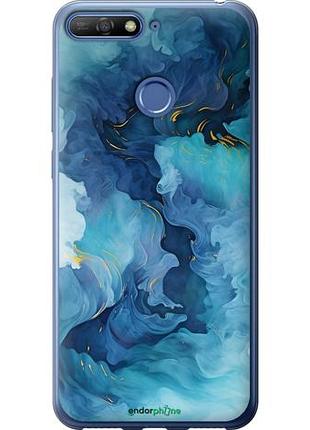 Чехол на huawei honor 7a pro акварель хуавей хонор 7а про