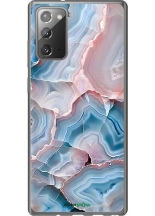Чехол на samsung galaxy note 20 мрамор
