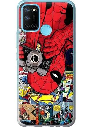 Чехол на realme c17 человек паук, spiderman 2 риалми с17 2