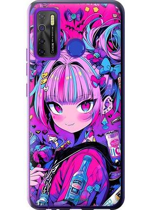 Чехол на tecno camon 15 аниме милаха текно камон 15