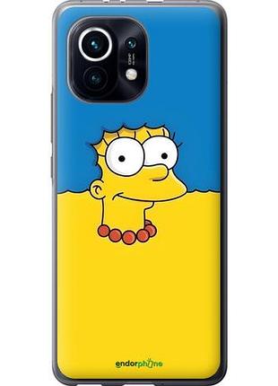 Чехол на xiaomi mi 11 мардж флаг украины сяоми ми 11