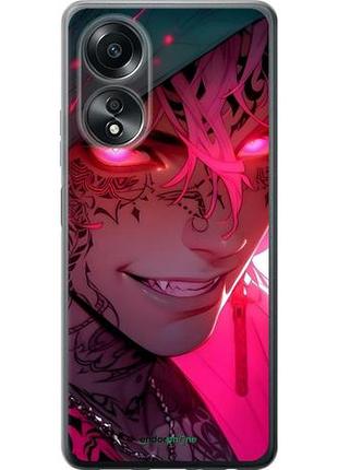 Чехол на oppo a58 4g аниме демон 3