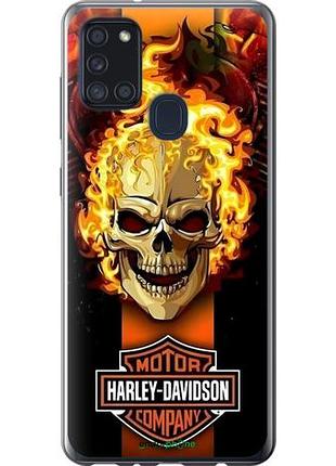 Чехол на samsung galaxy a21s a217f харлей девидсон самсунг а21с а217ф