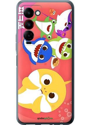 Чехол на tecno camon 18 premier бейби шаркс текно камон 18 примъер