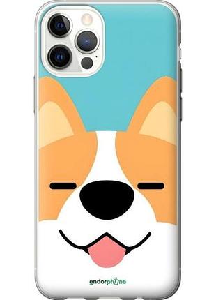 Чехол на iphone 12 забавный корги айфон 12