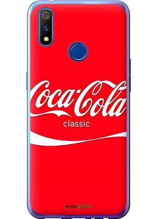 Чохол на realme 3 pro кока кола